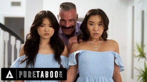 Well-made Charles Dera and Lulu Chu at threesome action